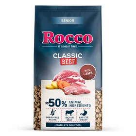 Meilleurs prix pour Rocco Senior Classic bœuf et agneau - 10 kg