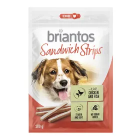 Meilleurs prix pour Briantos Sandwich Strips pour chien - 2 x 100 g