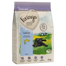 Comparer les prix de Feringa Adult Sterilised saumon pour chat  - 5 x 2 kg
