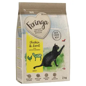 Comparer les prix de Feringa Adult Duo poulet, agneau pour chat - 5 x 2 kg