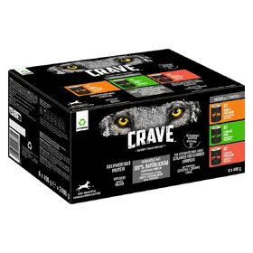 Comparer les prix de Crave Adult lot mixte (3 saveurs) - Pâtée pour chien