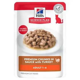 Meilleurs prix pour 48x85g Hill's Science Plan Adult dinde Pâtée pour chat