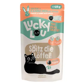 Meilleurs prix pour 125g Lucky Lou adulte volaille & lapin nourriture pour chat humide