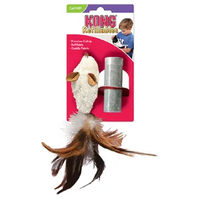 Comparer les prix de KONG Feather Mouse Jouet avec menthe à chat