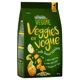 Meilleurs prix pour Greenwoods Veggie patates (douces), lentilles, pommes, potiron pour chien 1,5 kg