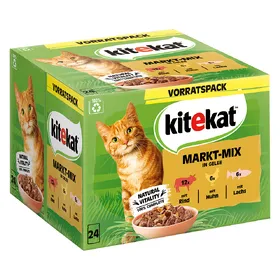 Meilleurs prix pour Kitekat Multipack Markt Mix en gelée 24x85 g
