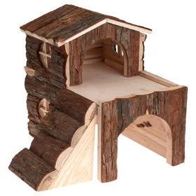 Comparer les prix de Maison à deux étages pour rongeur L 30 x l 20 x H 30 cm (pour cochon d'Inde)