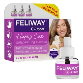 Comparer les prix de FELIWAY CLASSIC® Diffuseur pour chat - lot : 3 x 48 mL