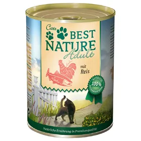 Comparer les prix de Best Nature Adult 6 x 400 g - saumon, poulet, riz