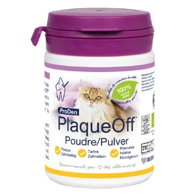 Comparer les prix de PlaqueOff ProDen 2x40g - Soin dentaire ProDen PlaqueOff pour chat