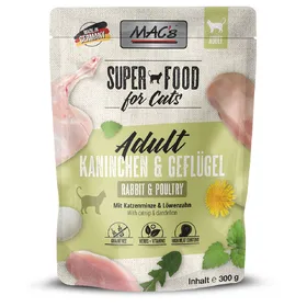Comparer les prix de MAC´s Cat 6 x 300 g pour chat - lapin, volaille