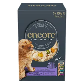 Comparer les prix de Lot économique Encore en gelée 20 x 100 g sachets pour chien - sélection raffinée (3 saveurs)