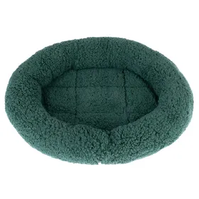 Comparer les prix de Panier Fluffy 2in1 pour chat et petit chien - vert foncé : L 50 x l 42 x H 7,5 cm