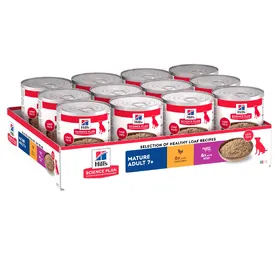 Meilleurs prix pour Hill's Science Plan Mature Adult 7+ - poulet, bœuf (12 x 370 g)