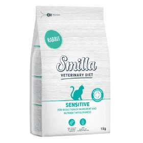 Comparer les prix de 1 kg Smilla Veterinary Diet Sensitive au lapin, croquettes pour chats