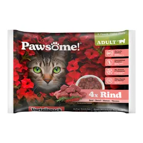 Meilleurs prix pour Lot Pawsome Adult 8 x 85 g pour chat - bœuf