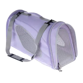 Comparer les prix de Sac de transport en nylon étanche pour chien et chat - lavande, L 54 x l 27 x H 30 cm