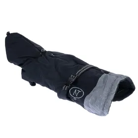 Comparer les prix de Manteau Nomad Tales Bloom noir pour chien - longueur du dos : environ 70 cm