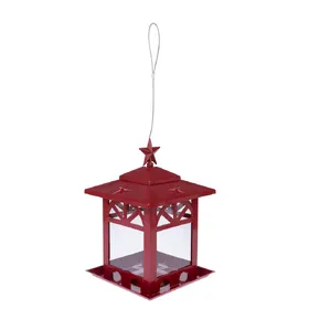 Comparer les prix de Distributeur de nourriture pour oiseaux lanterne TIAKI 20x20x30 cm oiseau