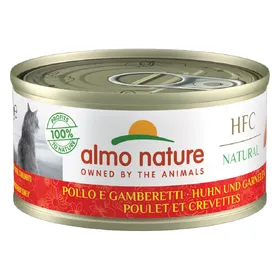 Comparer les prix de Almo Nature HFC Natural 6 x 70 g - poulet, crevettes