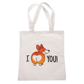 Comparer les prix de Sac en toile TIAKI "I love you" pour les amoureux des animaux