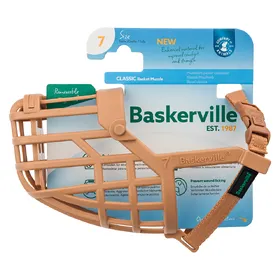 Meilleurs prix pour Muselière Baskerville classique beige taille 7, pour chien
