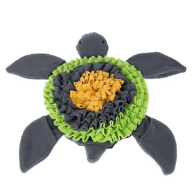 Comparer les prix de Tapis à renifler TIAKI Tortue Melbourne pour chien - L 61 x l 50 x H 6 cm