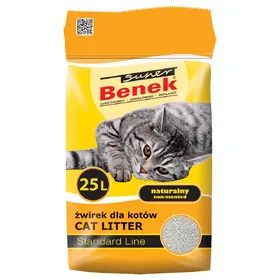 Comparer les prix de Litière Super Benek Natural pour chat - 25 L (20 kg environ)
