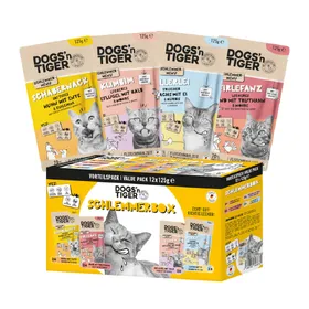 Meilleurs prix pour 12x 125g Dogs'n Tiger Cat Mix (4 sortes) nourriture humide pour chats