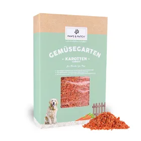 Comparer les prix de 400g PAWS & PATCH Flocons de carottes du potager Complément alimentaire pour chiens