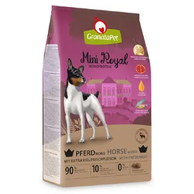 Meilleurs prix pour Lot économique : 2x 1kg GranataPet Mini Royal Monoprotéine Cheval nourriture sèche pour chiens
