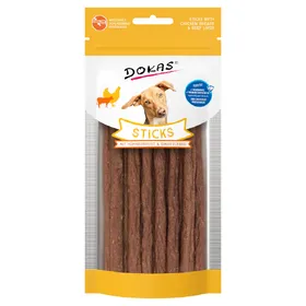 Meilleurs prix pour 60g Dokas Sticks au blanc de poulet et au foie de bœuf friandises pour chiens