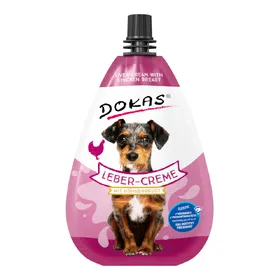 Meilleurs prix pour 85 g Dokas crème de foie avec poitrine de poulet friandise pour chiens