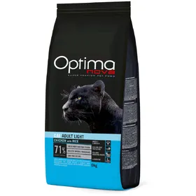 Comparer les prix de 2x6kg Optimanova Light croquettes pour chat