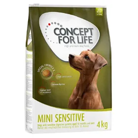 Comparer les prix de Concept for Life Mini Sensitive pour chien - 2 x 4 kg