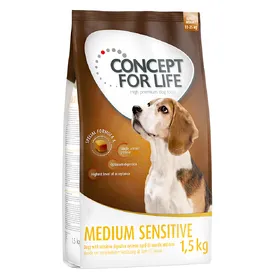 Meilleurs prix pour Medium Sensitive Concept for Life - Croquettes pour Chien