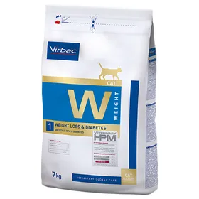 Comparer les prix de HPM W1, Cat Weight Loss & Diabetes Virbac Veterinary - Croquettes pour Chat