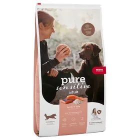 Comparer les prix de Pure sensitive saumon, riz MERA - Croquettes pour chien