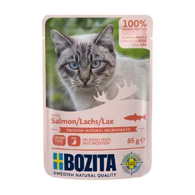 Meilleurs prix pour Bozita Bouchées en sauce saumon - Sachet pour chat