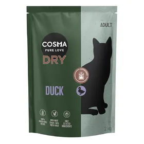 Comparer les prix de Cosma Croquettes extrudées au canard pour chat - 2 x 2 kg