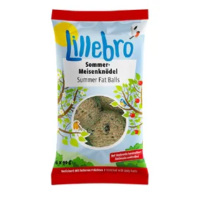 Meilleurs prix pour 18x90g spécial été Lillebro Boules de graisse pour oiseaux + 6x90g offerts !