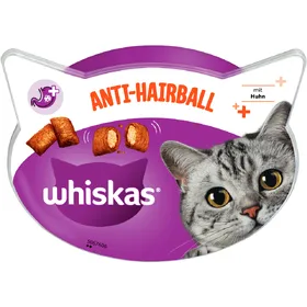 Comparer les prix de Friandises WHISKAS Boules de Poils pour chat adulte