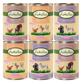 Meilleurs prix pour Offre d'essai mixte Lukullus Junior 6 x 400 g  - 6 x 400 g