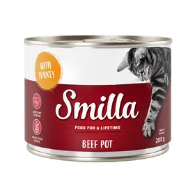 Meilleurs prix pour Smilla bœuf bœuf, dinde - Pâtée pour chat