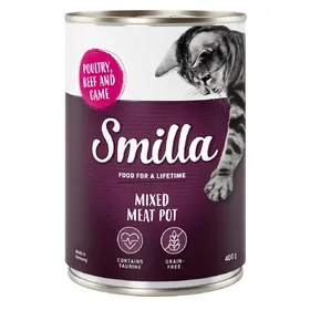 Meilleurs prix pour Smilla Multi-viandes volaille, bœuf, gibier - Pâtée pour chat