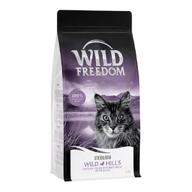 Meilleurs prix pour Wild Freedom Adult Wild Hills Sterilised, canard pour chat - sans céréales - 2 kg