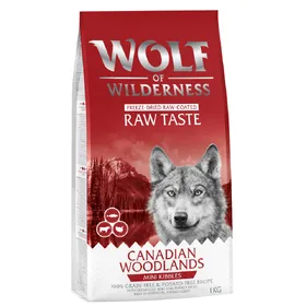 Comparer les prix de Wolf of Wilderness Mini-croquettes The Taste Of Canadabœuf, dinde, cabillaud