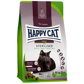 Meilleurs prix pour Happy Cat Sterilised Adult agneau des pâturages pour chat - 1,3 kg