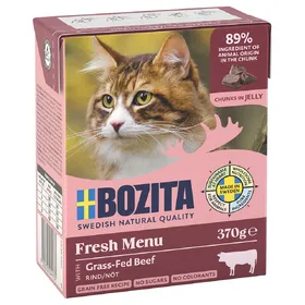 Meilleurs prix pour Bozita Bouchées en gelée émincé de bœuf - Pâtée pour chat