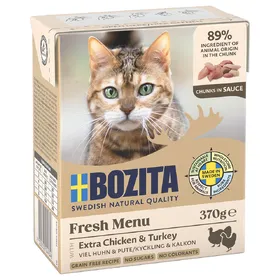 Meilleurs prix pour Bouchées en sauce poulet / dinde Bozita - Nourriture pour Chat
